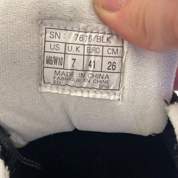 Skechers Vintage Y2K Platform Jammers Black Women’s 8 / Men’s 10 New No Box - Picture 7 of 9